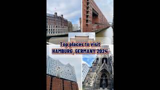 Top Places To Visit In Hamburg, Germany 2024 #hamburg #top10 #travel #4k #youtubeshorts #viral