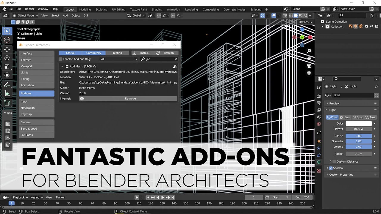 Best Blender Free Addons For Archviz - YouTube