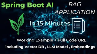 SpringBoot AI RAG Application ( LLM + Vector DB + Embeddings )