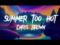 Chris Brown - Summer Too Hot (Lyrics)