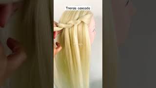 Tutorial de como hacer trenza cascada fácil y sencillo 2024!#hairtutorial #hairstyles#peinados#hair