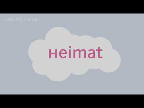 What is the meaning of Heimat?