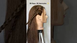 Day -5 of 30 days, 30 hairstyles #easyhairstyles #hairstyle #tredingshorts #braids #simplehairstyle