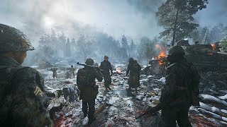 Battle Of The Bulge | Call Of Duty WWII (2017) | Realism | RTX 3080 | 4K Ultra