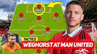 How Man Utd Line-Up With Wout Weghorst: Tactics, Formation & Style | Ten Hag's New Striker