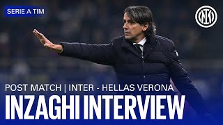 INTER 1-0 HELLAS VERONA | INZAGHI INTERVIEW 🎙️⚫🔵