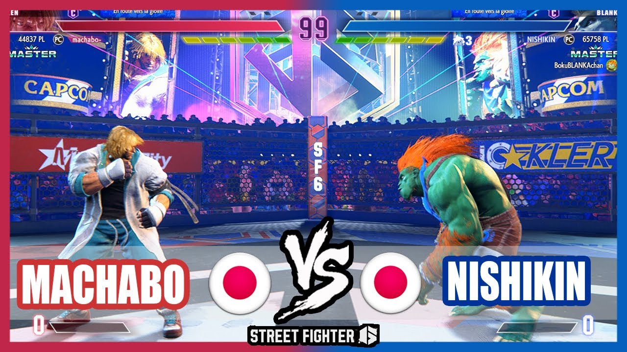 SF6 Machabo (Ken) VS Nishikin (Blanka)【Street Fighter 6】 - YouTube