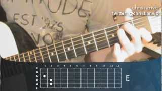 Cómo Tocar Guitarra Acústica - Leccion 4 / Acorde de Mi (HD) Tutorial - Christianvib