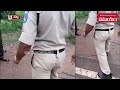 chevella traffic ci rude behaviour during drunk u0026 drive test telangana samayam telugu