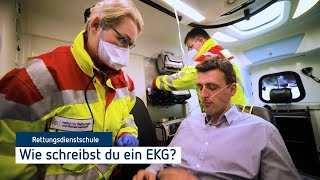 Unsere Rettungsdienstschule – Wie schreibst Du im Notfall ein EKG?