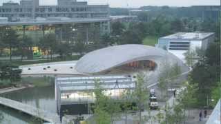 Timelapse - Constructing the Porsche Pavilion in Autostadt in ten months