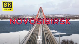 Novosibirsk, Russia 🇷🇺 in 8K ULTRA HD HDR Dolby Vision™ Drone Footage