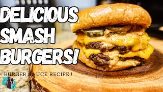 THE MOST DELICIOUS SMASH BURGER I EVER MADE AT HOME! | STOVETOP METHOD| EASY RECIPE TUTORIAL