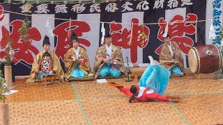 Festival of Kagura, Cherry Blossoms 2019, 桜神祭【11】安居神楽「和卓の舞」 (4k) 高知県仁淀川町