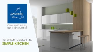 Tutorial Cinema 4D  Simple Kitchen