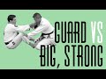 How to fight against bigger, stronger opponents in BJJ