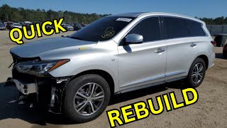 FIXING A WRECKED 2020 INFINITI QX60 START TO FINISH