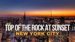 🔴 NYC Sunset Live 🌇 | First-Time Top of the Rock Experience