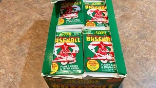 THE WORST CARDS #3. 1991 SCORE BASEBALL CARD BOX OPENING