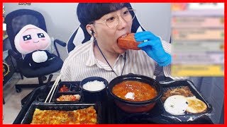 [테런장우영] 직접차린 집밥먹방! 김치찌개+통스팸구이  [테일즈런너/TalesRunner]