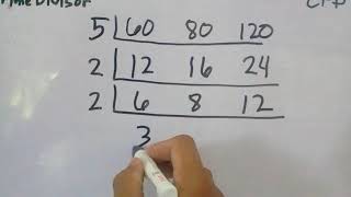 Finding GCF using Continuous Division Method Gr5