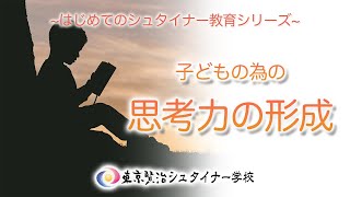 【シュタイナー教育】子どもに全てのプロセスを！思考力を育むには？　~はじめてのシュタイナー教育シリーズ~　（12）