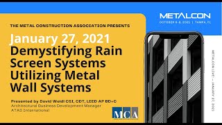 Demystifying Rain Screen Systems Utilizing Metal Wall Systems