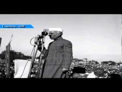 jawaharlal nehru independence speech