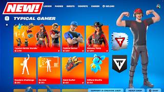 NEW ICON Series (Typical Gamer Skins & Emotes Item Shop Full BUNDLE Showcase) Fortnite!