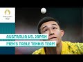 🇦🇺 Australia vs. Japan 🇯🇵 | Men's Table Tennis Team 🏓 | #Paris2024 Highlights