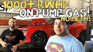 We Made Over 1000 RWHP ON PUMP GAS ONLY!