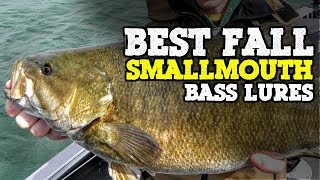 Top 5 Fall Smallmouth Bass Lures 🔥