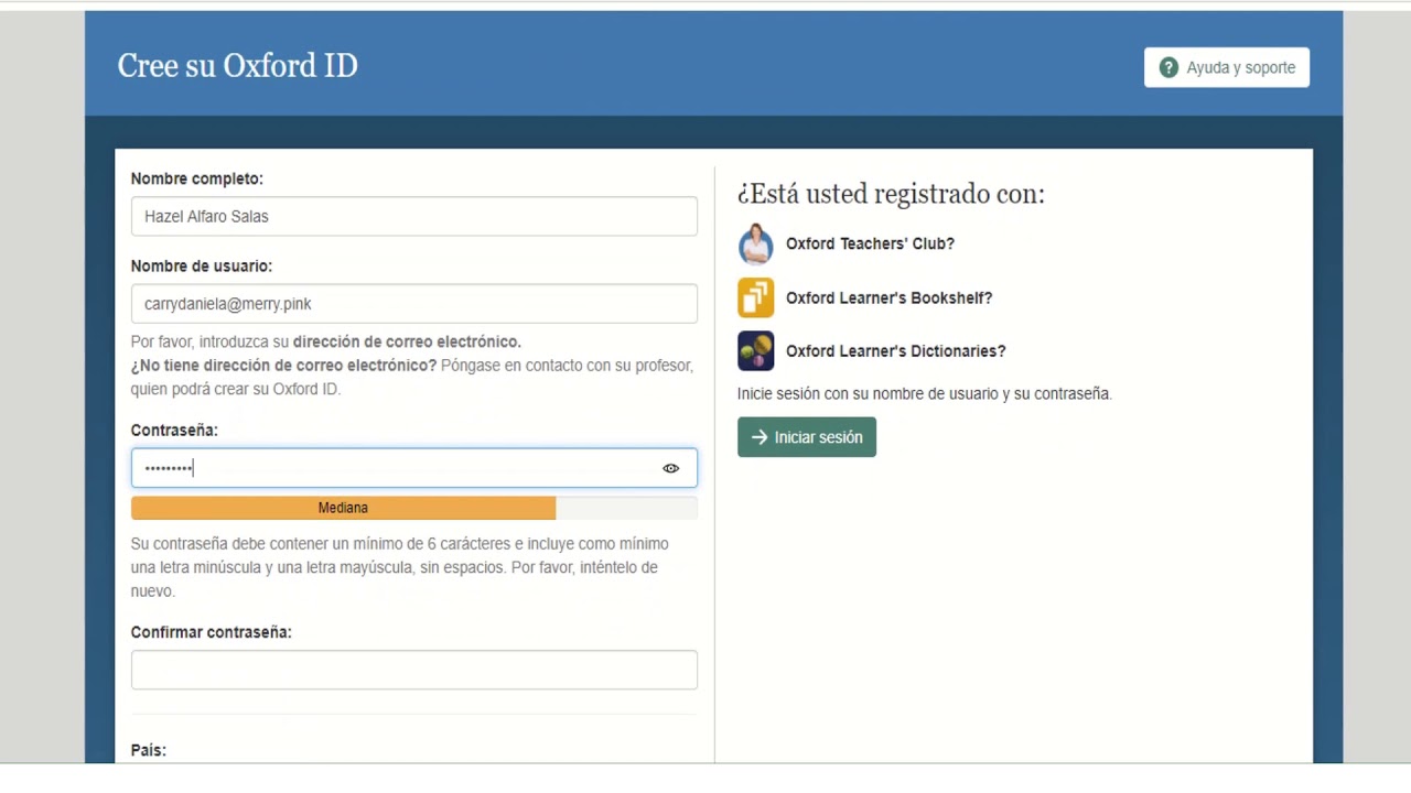 Cómo Crear El Oxford ID En La Plataforma Oxford Learn - YouTube