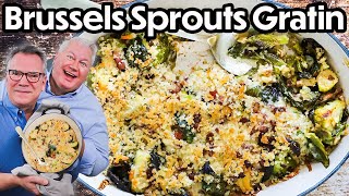 Thanksgiving Sides | BRUSSELS SPROUTS GRATIN