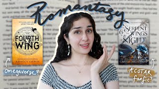 i read 2 of the most popular romantasy books on booktok so you don't have to 🐉