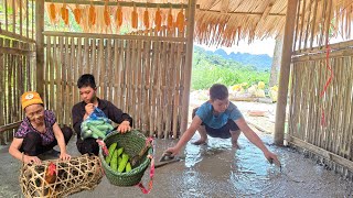 FULL VIDEO -Happy life with grandma and the journey of repairing the cement floor for a clean floor