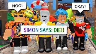 Simon Says In Roblox Murder Mystery 2 - i went undercover on the hyper hater server roblox bloxburg