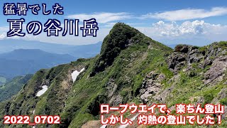 夏の谷川岳、猛暑でした！