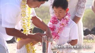 ハワイ島 結婚記念 バウリニューアル ビーチ挙式 by メリアウェディングス | Vow Renewal on the Big Island of Hawaii, by MELIA WEDDINGS