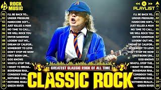 Top 100 Classic Rock Songs Of All Time 🎸 Nirvana, Led Zeppelin, Bon Jovi, Aerosmith, U2, ACDC...