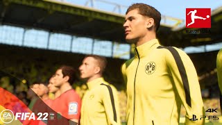 FIFA 22 PS5- Borussia Dortmund VS Leverkusen  | Bundesliga  MATCH GAmePlay on PS5| Next Gen
