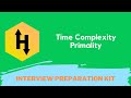 HackerRank Time Complexity Primality problem solution in Python | Interview Preparation Kit