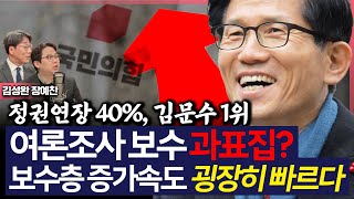 [이슈\u0026피플] 정권유지·정권연장 접전 여론조사, \