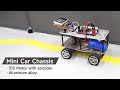 Yahboom Mini Robot Car Chassis with 310 Encoder Motor Car Racing