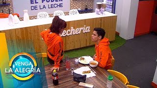 ¡Dalú y Carlos rompieron las reglas en la casa de La Academia! | Venga La Alegría