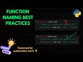 How to Name Functions in Python | Python Function Naming Best Practices