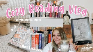 COZY READING VLOG🧸✨☁️ | book shopping, mini book haul, fall reads + more