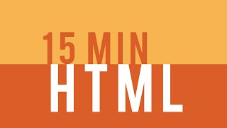 Learn HTML5 in 15 minutes!