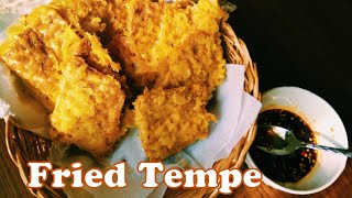 How to cook Tempeh | Resep Tempe Mendoan |