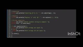 Java Programming Experiment - 7(Text Processing using String Handling Operations)